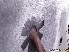 TitsCult presents: Angelica sage fucks black cock - gloryhole