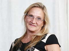 TitsCult presents: American milf mary wana strips off and plays at the office
