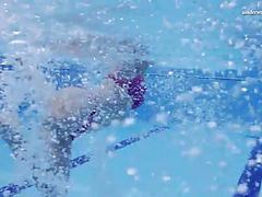 TitsCult presents: Hot elena shows what she can do under water