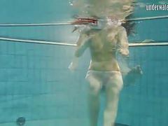 TitsCult presents: Teen loses her panties underwater
