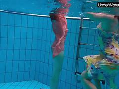 TitsCult presents: Bubarek and birtakik enjoy eachother in the pool