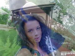 TitsCult presents: Allinternal anal creampie for hot brunette who loves a rough