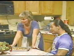 TitsCult presents: Mom 55 years old loves her son's friend and his friend