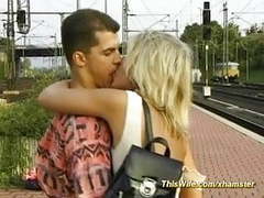 TitsCult presents: Train fucking with nasty wife