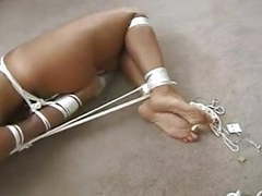 TitsCult presents: Robbed and left nude and hogtied