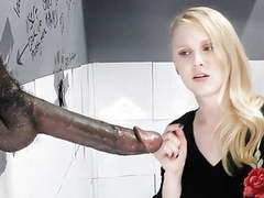 TitsCult presents: Lily rader sucks and fucks big black dick - gloryhole