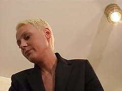 TitsCult presents: Short hair blonde fraulein boss