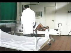 TitsCult presents: Threesome with a blonde nurse in white stockings