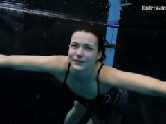TitsCult presents: Beautiful girl swims and smiles underwater