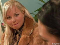 TitsCult presents: Hot clothed sex with two gorgeous babes