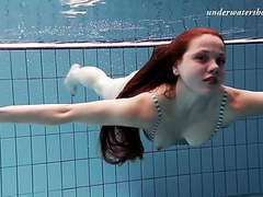 TitsCult presents: Salaka ribkina underwater swimming teen