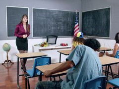 TitsCult presents: Stunning teacher wearing stockings gets fucked in the class room - sarah lace, Couple, Hardcore, Pornstars, MILF, Long Hair, Pussy Licking, Lingerie, Stockings, Nylon, Blowjob, Anal, Pussy, Shaved Pussy, Cowgirl, Big Tits, Fake Tits, Teachers