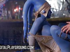 TitsCult presents: Aria alexander does a test on alessa savage & when she passes eva lovia celebrates by doing an orgy - digitalplayground