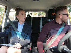 TitsCult presents: Hardcore fucking in the car with clothed brunette amylia argan