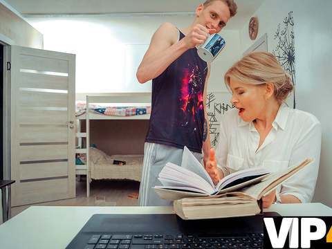 TitsCult presents: Tutor4k. dude uses dirty ideas and finally fucks sexy literature teacher