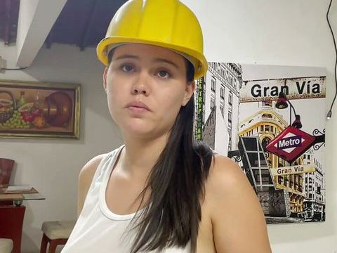 TitsCult presents: A sexy builder comes to my house to make some arrangements and ends up heating me up until she fucks me and makes me cum in it