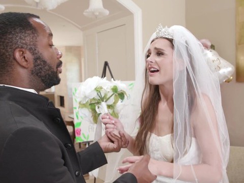 TitsCult presents: Hardcore interracial gangbang with hot ass bride aften opal. hd
