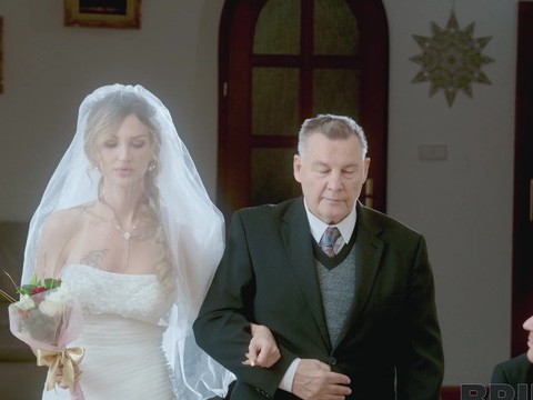 TitsCult presents: Newly wedded bride olivia sparkle gives head and gets fucked