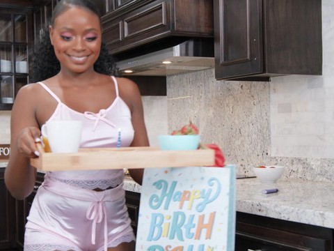 TitsCult presents: Bubble butt ebony elsie gives a nice blowjob and rides his dick