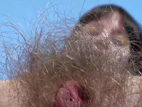 TitsCult presents: Cute petite hairy girls anal toy