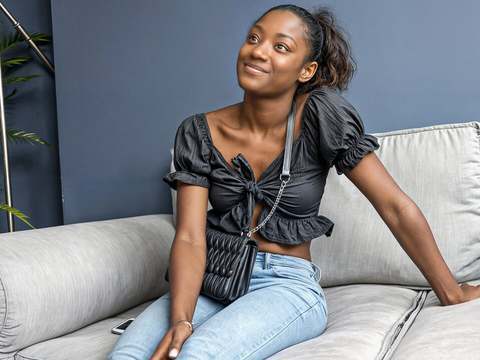 TitsCult presents: Fit black teen is seduced into blowing the casting agent and then some