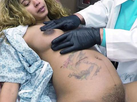 TitsCult presents: Dayanara's pregnant exam with a naughty doctor