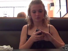 TitsCult presents: Teen on park bench fucks cunt with toy