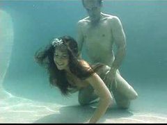 TitsCult presents: Young chick gets fucked underwater
