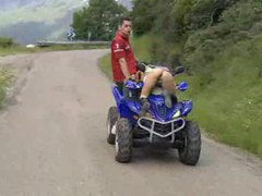 TitsCult presents: Girl fucked on a moving atv