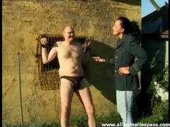TitsCult presents: Bald man with glasses gets dominated by horny minx