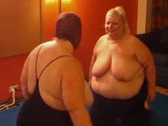TitsCult presents: Bbw babes wrestling for real