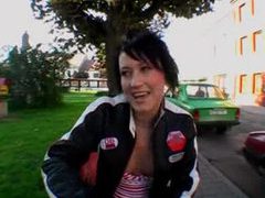 TitsCult presents: Slut fucked by the road before a cumshot