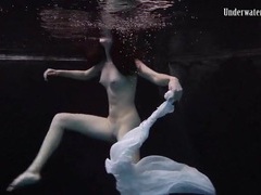 TitsCult presents: Balletic underwater swimming with a teen beauty