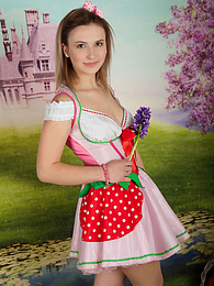 TitsCult presents: This hottie likes her culture and embraces it by stripping off her nice folk clothing