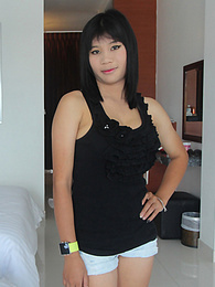 TitsCult presents: Stunning Thai babe with big puffy tits gets a creampie surprise