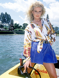 TitsCult presents: Cum- Boat Blonde Kim has a DP on board with her perfect body