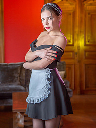 TitsCult presents: Sexy Maid Henessy betrays Natalie Starr and fucks boyfriend