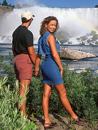 TitsCult presents: Pam Lee Enjoys the Sights and a Gangbang at Niagara Falls