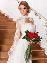 TitsCult presents: Czech bride Angel Piaff gets banged in a laundry room after posing in lingerie