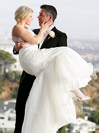 TitsCult presents: Hot blonde Anikka Albrite consummates her marriage vows after getting married