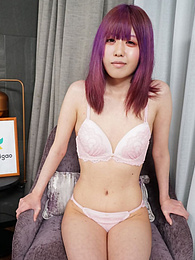 TitsCult presents: Asian girl Shiori Fujimori displays her petite tiny tits and unveils her complete nakedness in a solo